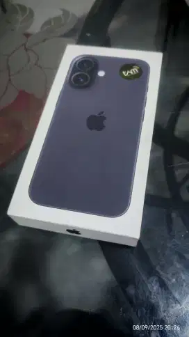 Iphone 16 128GB baru buka segel 1 hari