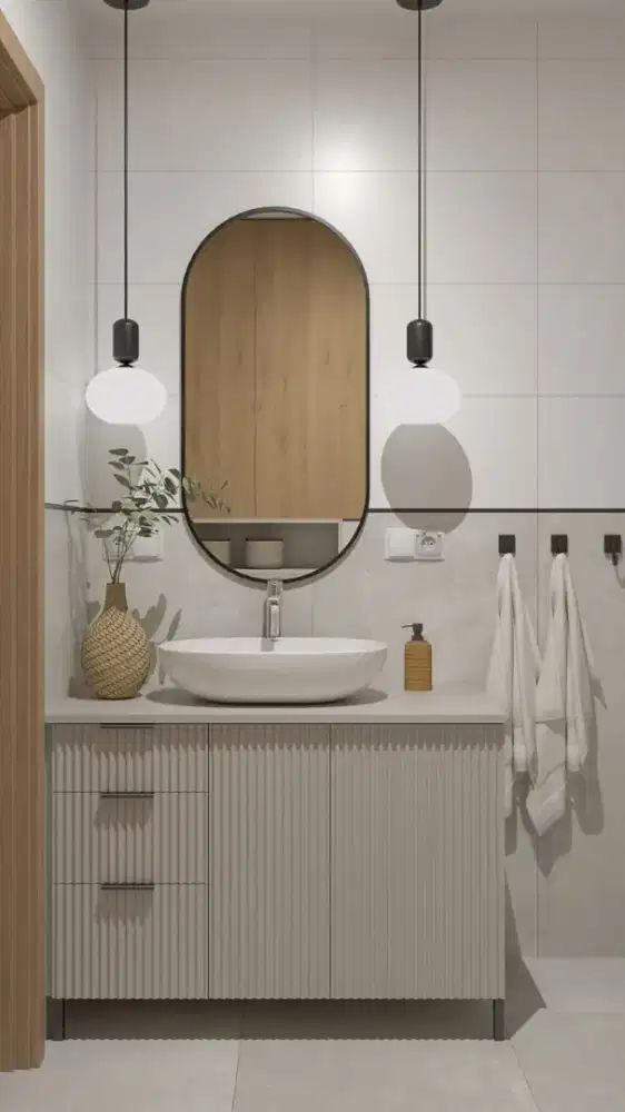 Kabinet Pintar untuk Kamar Mandi Lebih Tertata