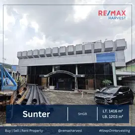 GUDANG LUAS 1000 METER LEBIH DI SUNTER, PARKIRAN LUAS - SHGB