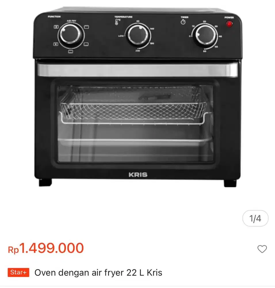 Oven dan air friyer bener2 mulus kaya baru