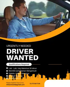 LOWONGAN PEKERJAAN DRIVER SERPONG