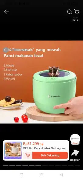 Vishal panci listrik panci serbaguna