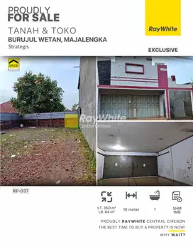 Jual Tanah & Toko Legalitas SHM IMB di Jatiwangi, Majalengka