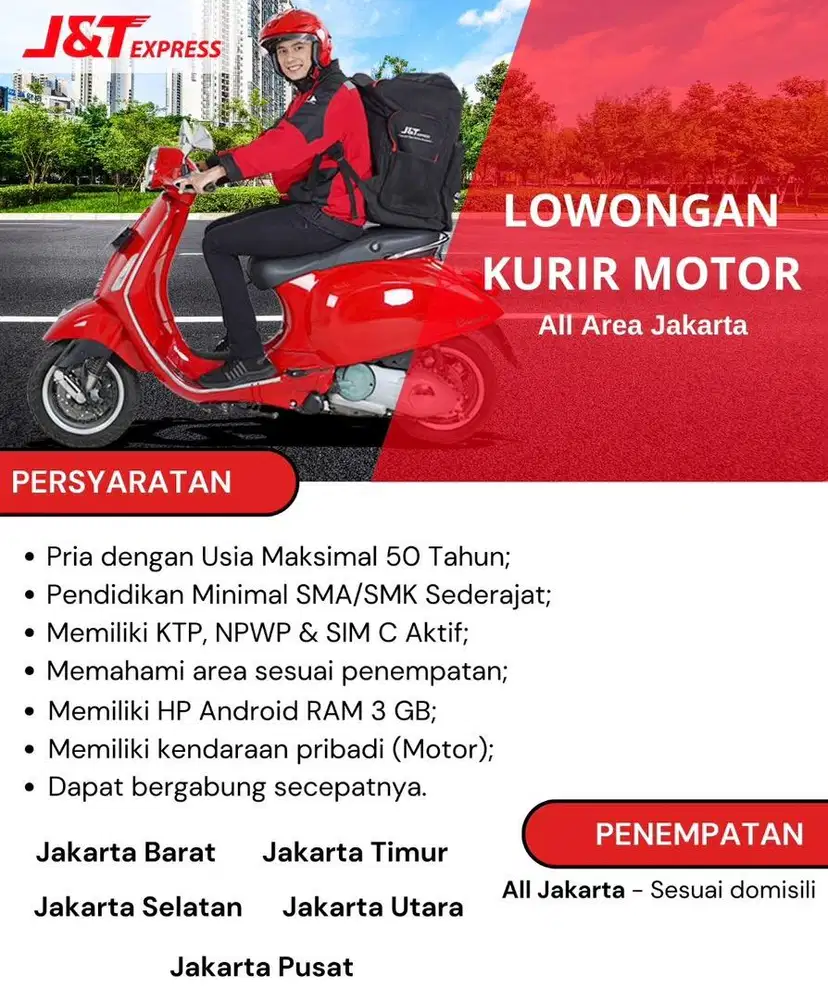 Kurir Motor Jakarta Timur