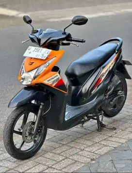 DIJUAL MURAH 9.5 JUTA HONDA BEAT ORANGE KONDISI MULUS BAGUS