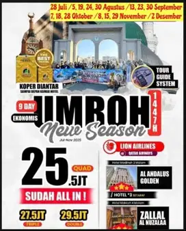 Umroh Murah Fasilitas Mewah