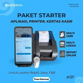 Paket Aplikasi kasir & Printer kasir, Untuk UMKM!