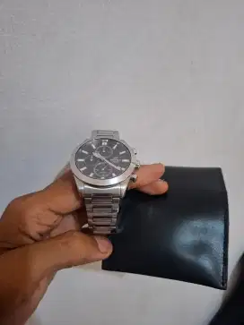 Casio Edifice Black Dial Efb-710d Saphire