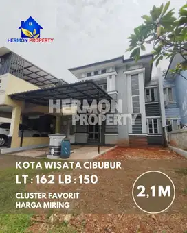 Rumah Minimalis Dekat Sekolah Lokasi strategis di Kota Wisata Cibubur