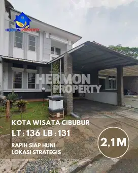 Rumah Minimalis Nyaman di Cluster Exclusive Kota Wisata Cibubur