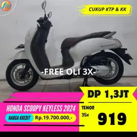 KREDIT MURAH ANGSURAN TERJANGKAU HONDA SCOOPY KEYLESS 2024 BERGARANSI