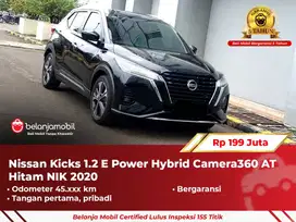 [ GARANSI 5TH ] Nissan Kicks 1.2 E Power Hybrid AT Hitam 2020/2021