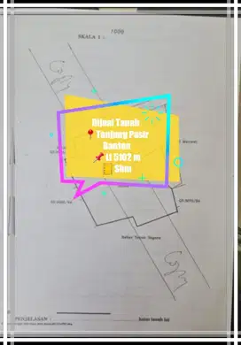Tanah Dijual Lokasi Strategis Tgr