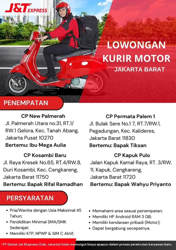 Kurir Motor Pegadungan