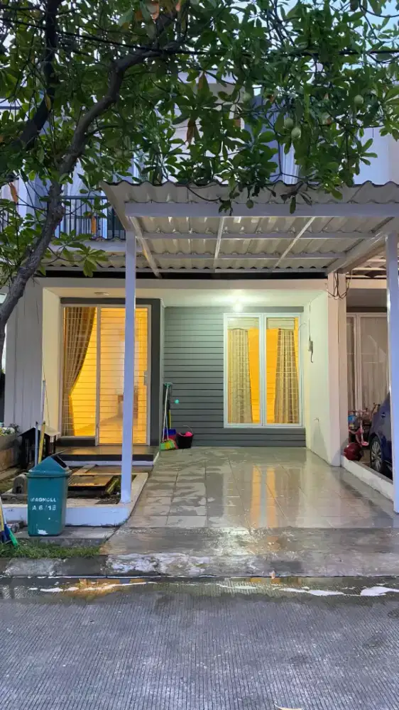 Jual rumah 2 lantai magnolia residance shm