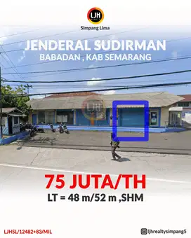 Disewakan Ruang Usaha Murah – Ungaran