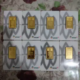 Jual Logam Mulia Emas Antam pecahan 10 gram th 2024