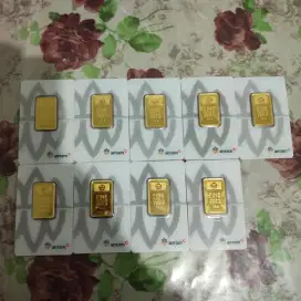 Jual Logam Mulia Emas Antam pecahan 10 gram th 2025