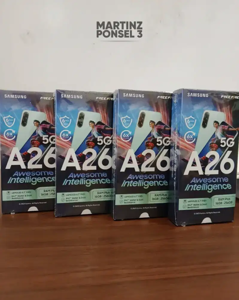 Samsung Galaxy A26 5G Garansi resmi SEIN 1 Tahun