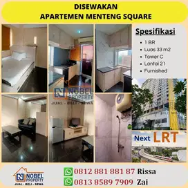 Disewakan Apartemen Menteng Square Furnished 2 IN 1BR Tower C