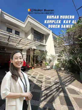 Rumah Mewah Cantik Furnished di Komplek AL Duren Sawit Jakarta Timur