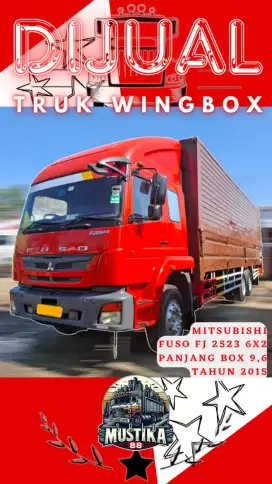 Truk Wingbox Mitsubishi Fuso FJ 2523 (6x2) Tahun 2015
