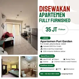 Disewakan Apartemen Selangkah dari Puri Indah Mall Jakbar