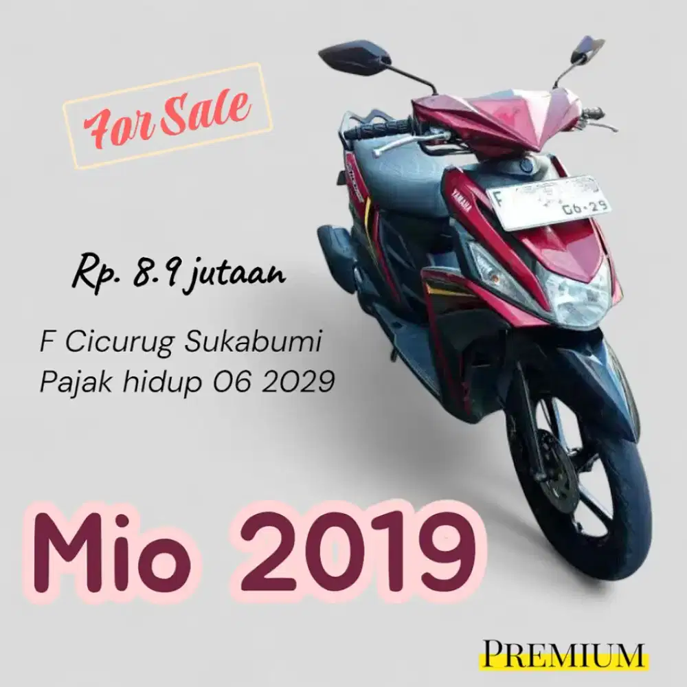 Dijual Yamaha Mio 125cc 2019