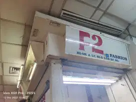 Dijual Kios blok A, Tanah Abang. Pusat Fashion Jakarta.