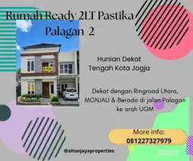 Rumah Siap Huni 2LT Dekat Tgh Kota Yogyakarta Monjali Ringroad Utara