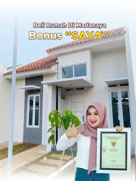 Dijual Rumah Baru di Madanaya Residece SHM dekat dengan KITB Free AC