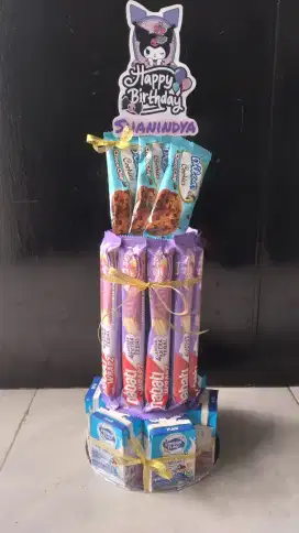Tower Cake Snack Custom Hadiah
