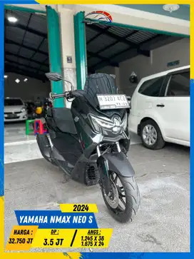 YAMAHA NMAX NEO S 2024 MULUSS POLL MASZEHH HIKMAH MOTOR KEPUH