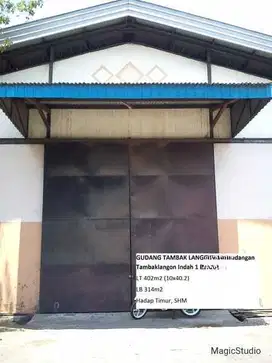 Gudang Murah Mutiara Tambak Langon dekat Margomulyo pelabuhan perak