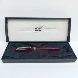 Montblanc Meisterstuck Burgundy Fountain Pen second original