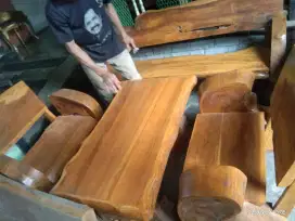 Kursi meja jati full set Dramaga Bogor kampus IPB