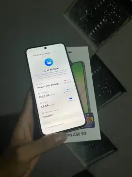 Samsung a56 5g 8/256 fullset nota pembelian ada, nominus muluss