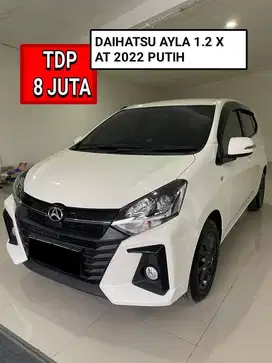 DAIHATSU AYLA 1.2 X AT 2022 PUTIH PROMO MURAH DP MINIM 8 JUTA
