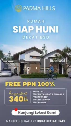 Modal 2,5Jt Dapat Rumah Dekat BSD Banyak Promo nya
