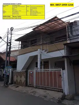 Disewakan Rumah Tebet (2Lt-5KT-5KM) cocok (Grup Kantor/Keluarga Besar)