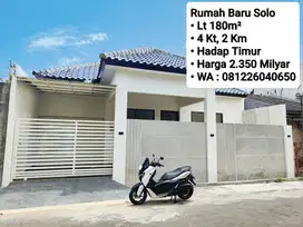 Juak Rumah Baru Di Perumahan Dekat Manahan Solo, Hadap Timur