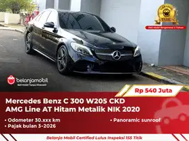 [ LOW KM ] Mercedes Benz Mercy C300 C 300 W205 CKD AMG Hitam 2020/2021