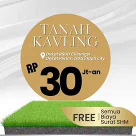 Dijual Cepat Tanah Kavling Siap Bangun di Griya Permata Jonggol Bogor