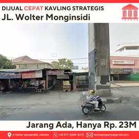 DIJUAL CEPAT Kavling Jl Wolter Monginsidi