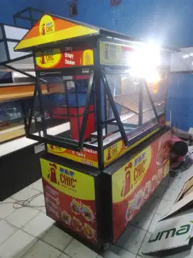 Gerobak Chiken Alumunium Full Custom