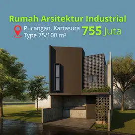 Area Solo Barat: Rumah Apik Pucangan Kartasura, SHM IMB