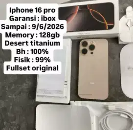 Iphone 16 pro 128gb ibox