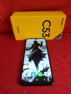 Realme c53 Nfc ram 6gb+6/128gb lengkap mulus segel