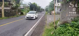 di jual tanah strtegis pinggir jalan view lembah   dan sungai  luas