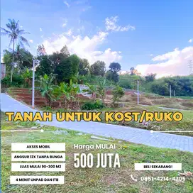 Kavling Tanah Cocok Untuk Kost dan Hunian di  Area Jatinangor